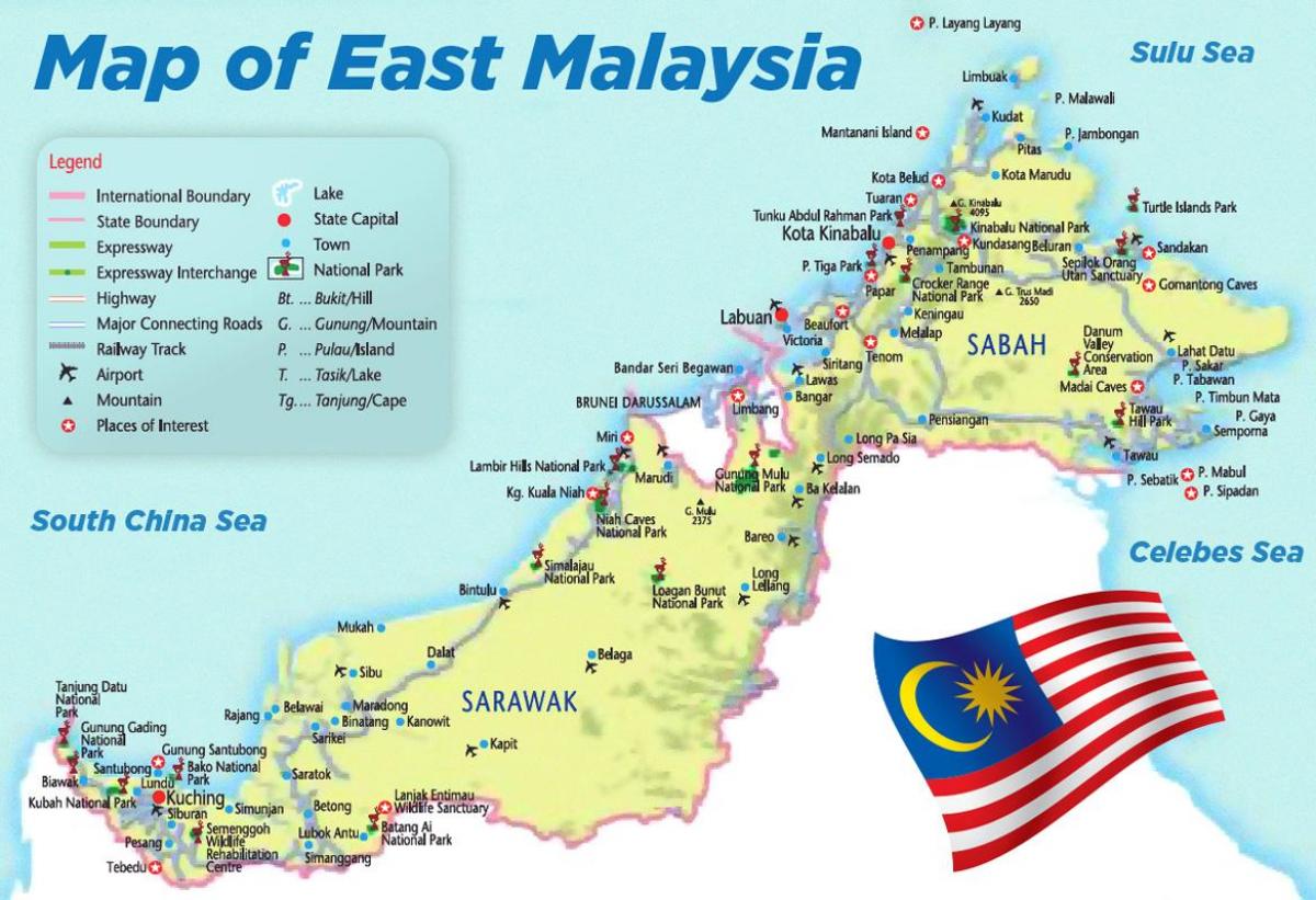 letiště v malajsii mapě