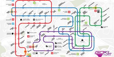 Go kl city bus mapa tras