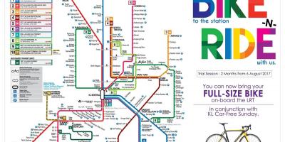 Kuala lumpur rapid transit mapě