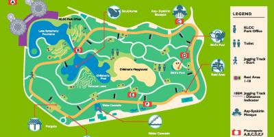 Mapa klcc park