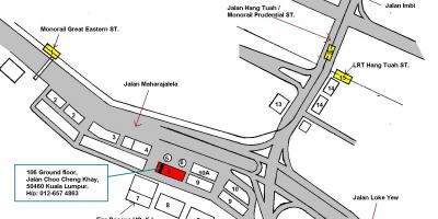 Hang tuah monorail station mapě