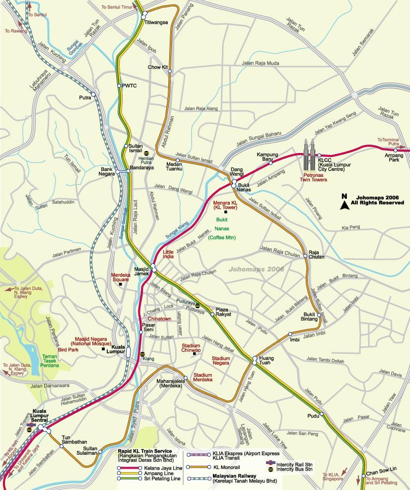mapa kl
