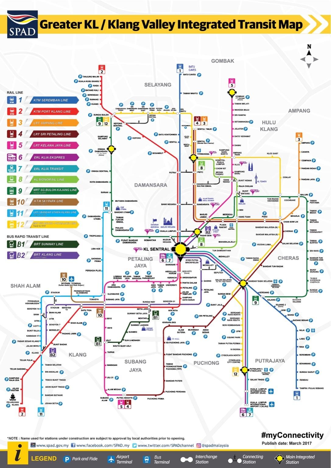 Mapa klang valley