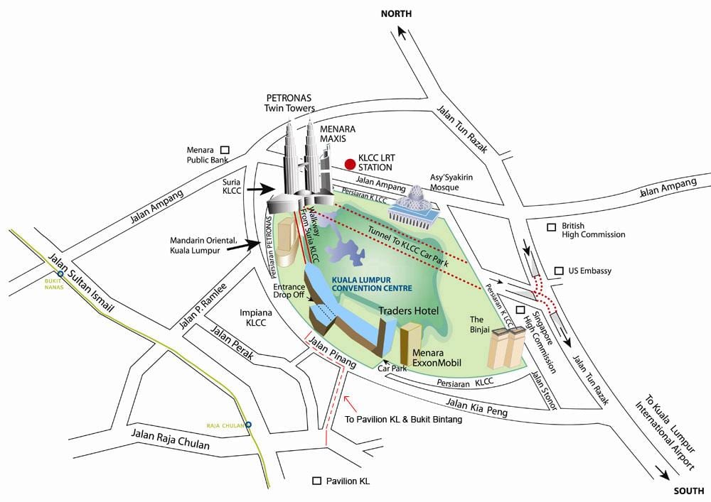 klcc mall mapě