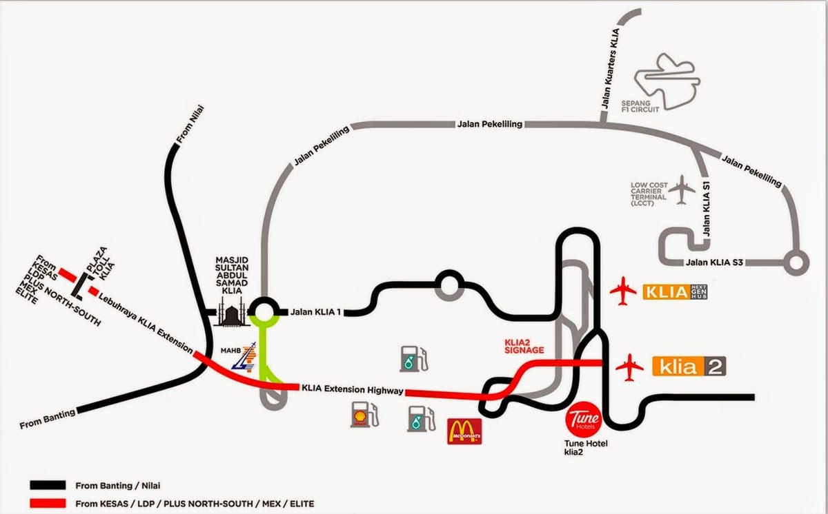 Mapa umístění klia