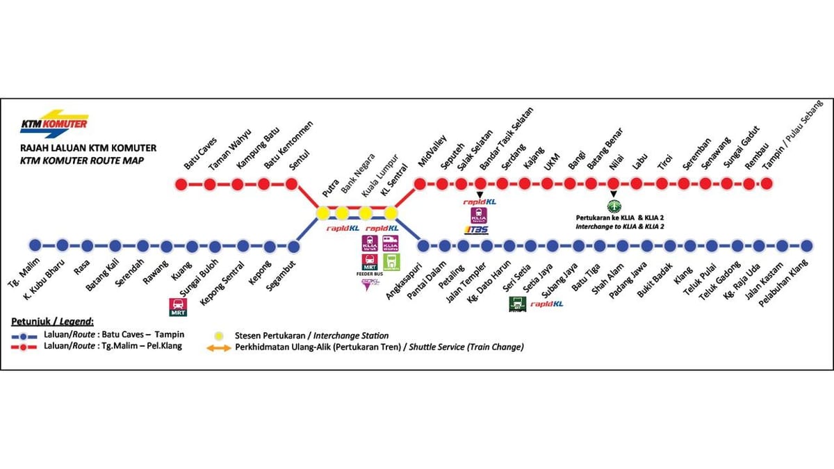 ktm line mapy