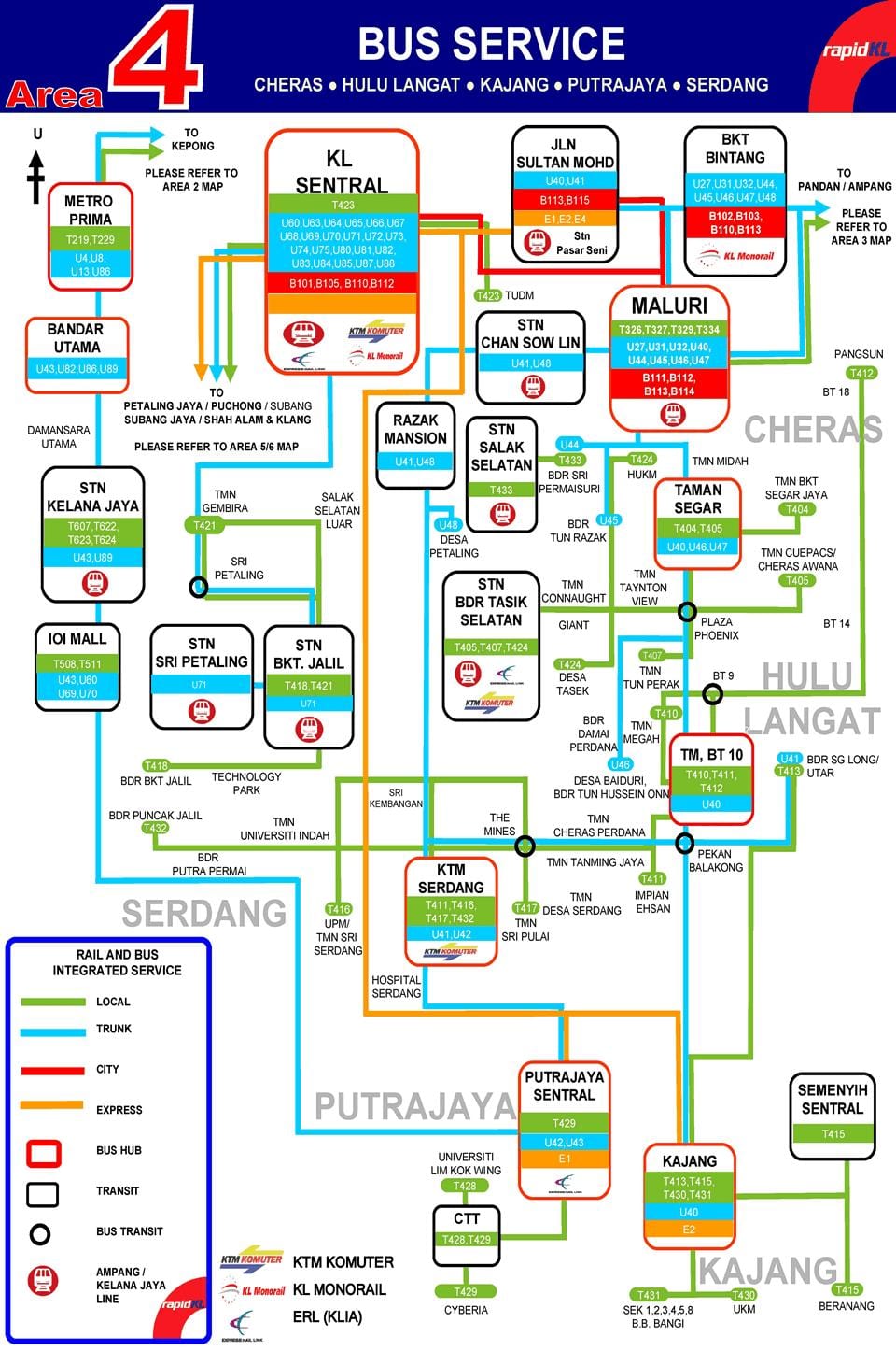 kl bus mapa
