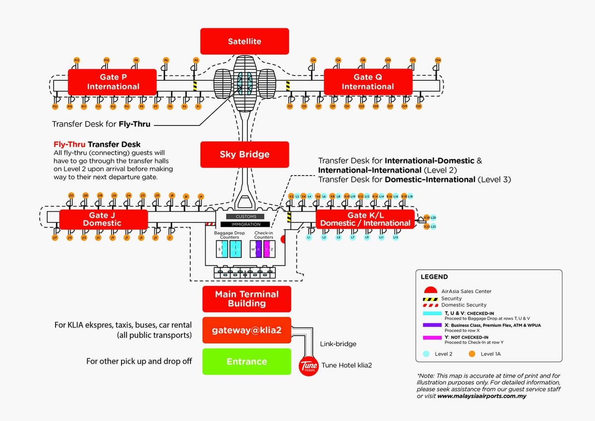 mapa letiště klia2