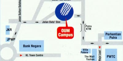 Mapa bank negara malajsie místo