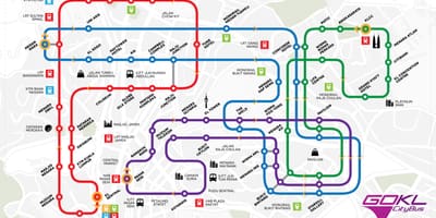 Go kl city bus mapa tras