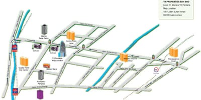 Jalan sultan, kuala lumpur mapě