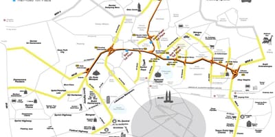 Kl mapa trasy