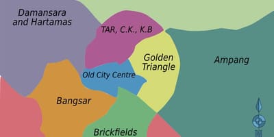 Kuala lumpur okres mapě