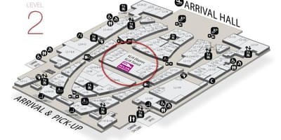 Klia2 příjezdu mapě