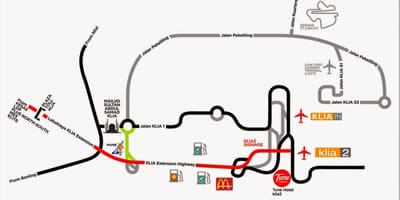 Mapa umístění klia