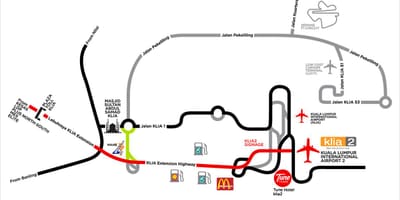 Klia 1 a 2 mapa
