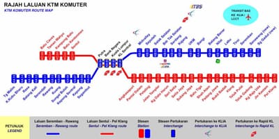 Kl komuter mapě