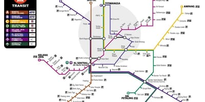 Mapa ktm tranzitu