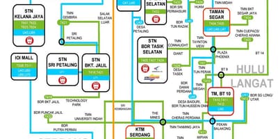 Kl bus mapa