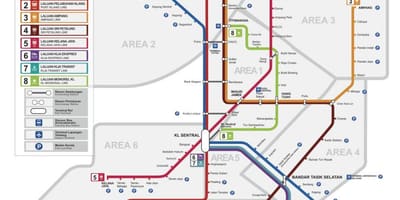 Mapa kuala lumpur letiště vlak