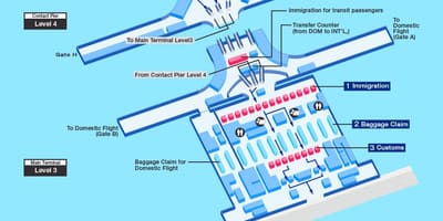 Klia terminál mapě