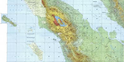 Mapa kuala lumpur topografické