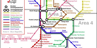 Veřejná doprava v kuala lumpur mapě