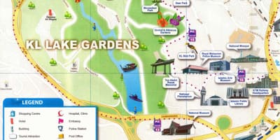 Mapa lake garden